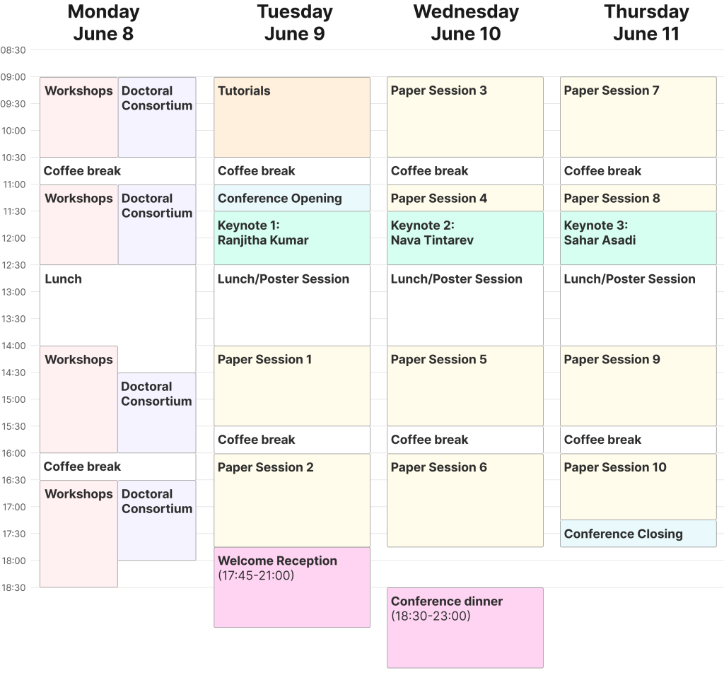 Program at a glance